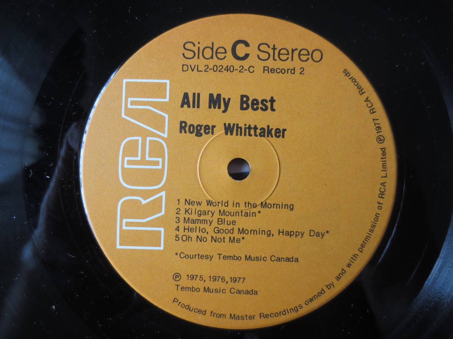 ROGER WHITTAKER, All My BEST, 2 Records, Vintage Vinyl, Record Vinyl, Vinyl Record, Country Records, Vinyl, 1977 Records