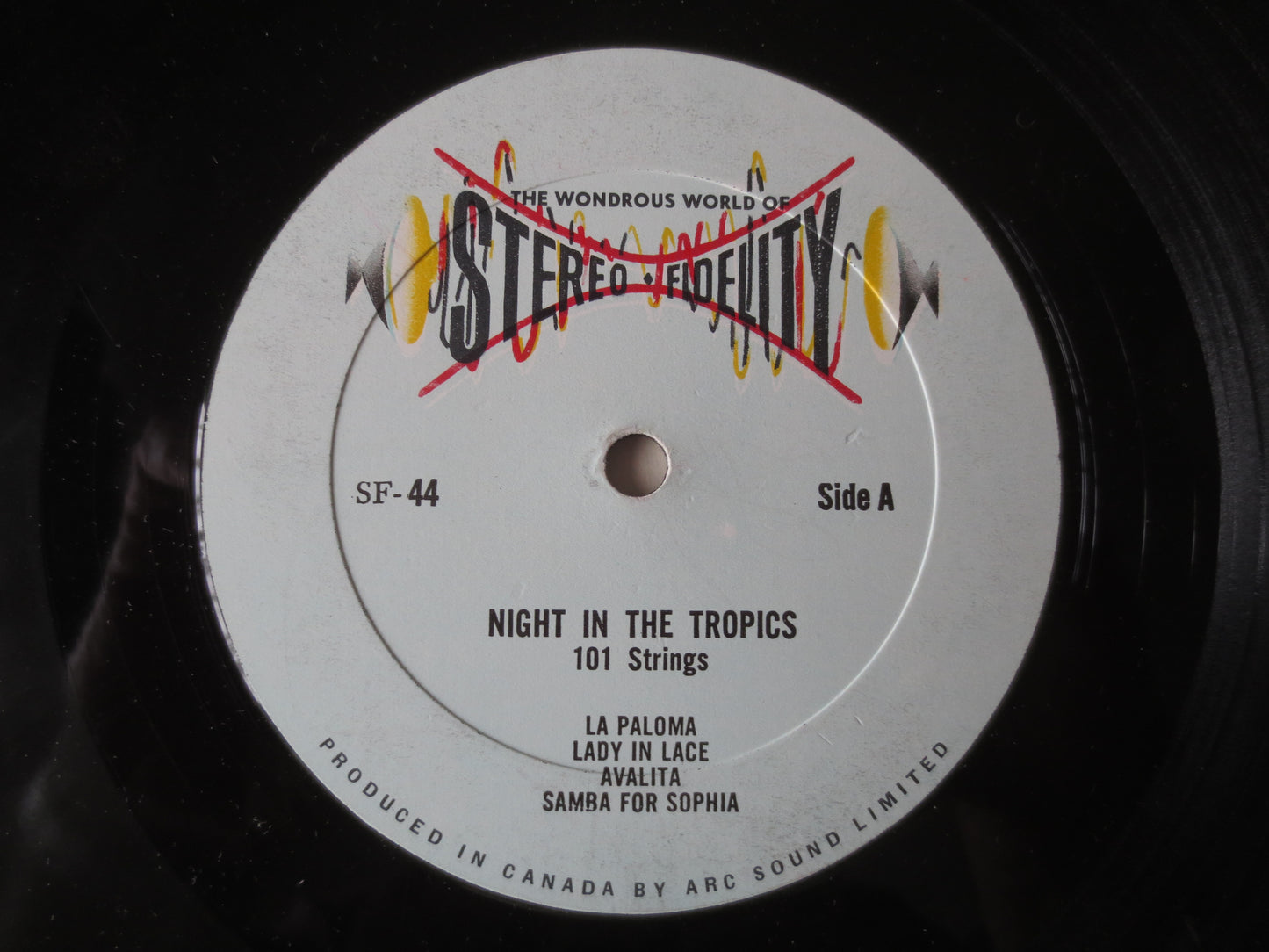 101 STRINGS, A Night In The Tropics, Classical Record, Vintage Vinyl, Record Vinyl, Records, Vinyl Albums, Lp, 1957 Records