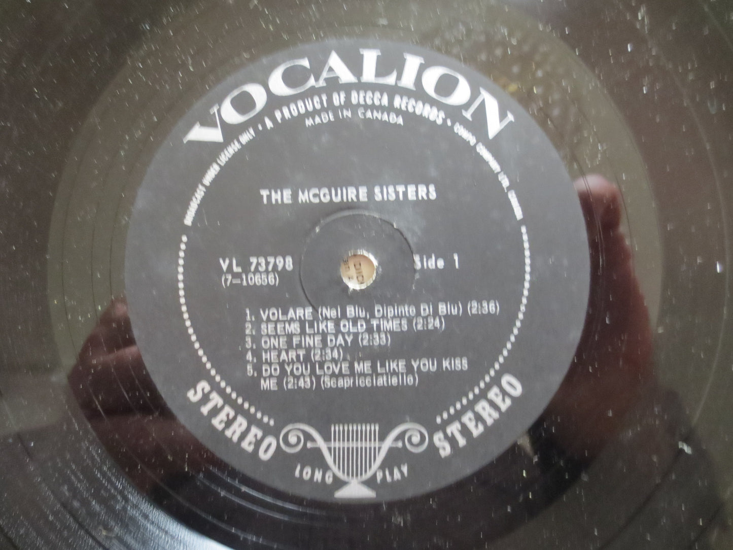 The McGUIRE SISTERS, McGuire Sisters Lp, Pop Record, Jazz Record, Vintage Vinyl, Jazz Vinyl, Pop Vinyl, Vinyl, 1967 Records