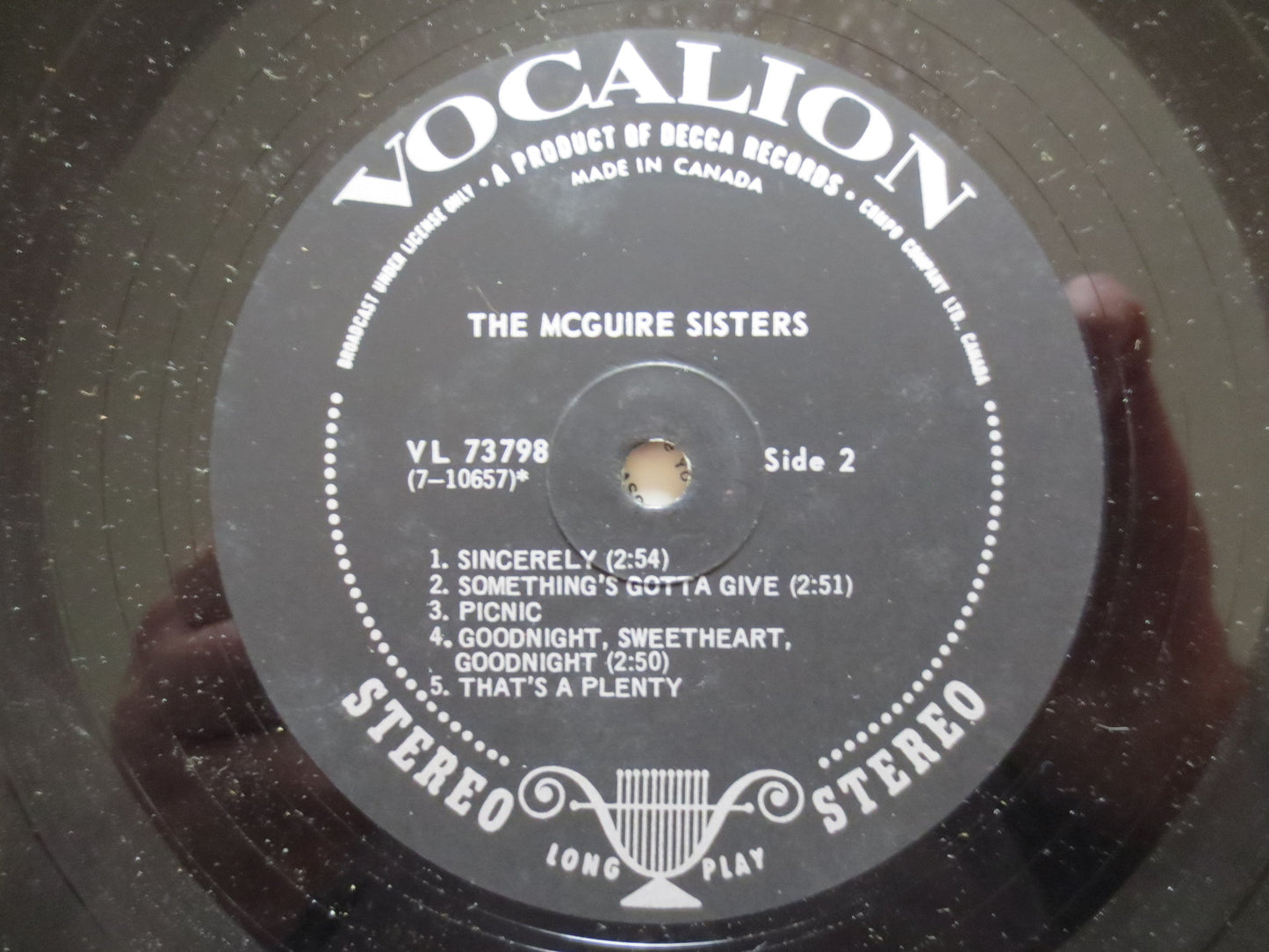 The McGUIRE SISTERS, McGuire Sisters Lp, Pop Record, Jazz Record, Vintage Vinyl, Jazz Vinyl, Pop Vinyl, Vinyl, 1967 Records