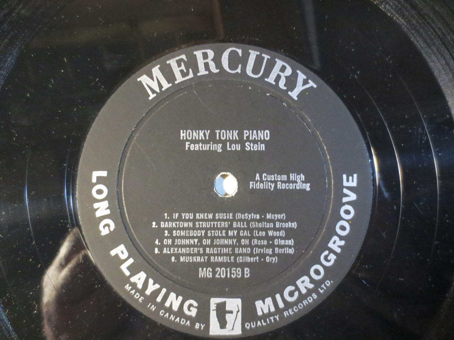 LOU STEIN, HONKY Tonk Piano, Lou Stein Album, Lou Stein Vinyl, Lou Stein Lp, Ragtime, Vintage Vinyl, 1956 Records