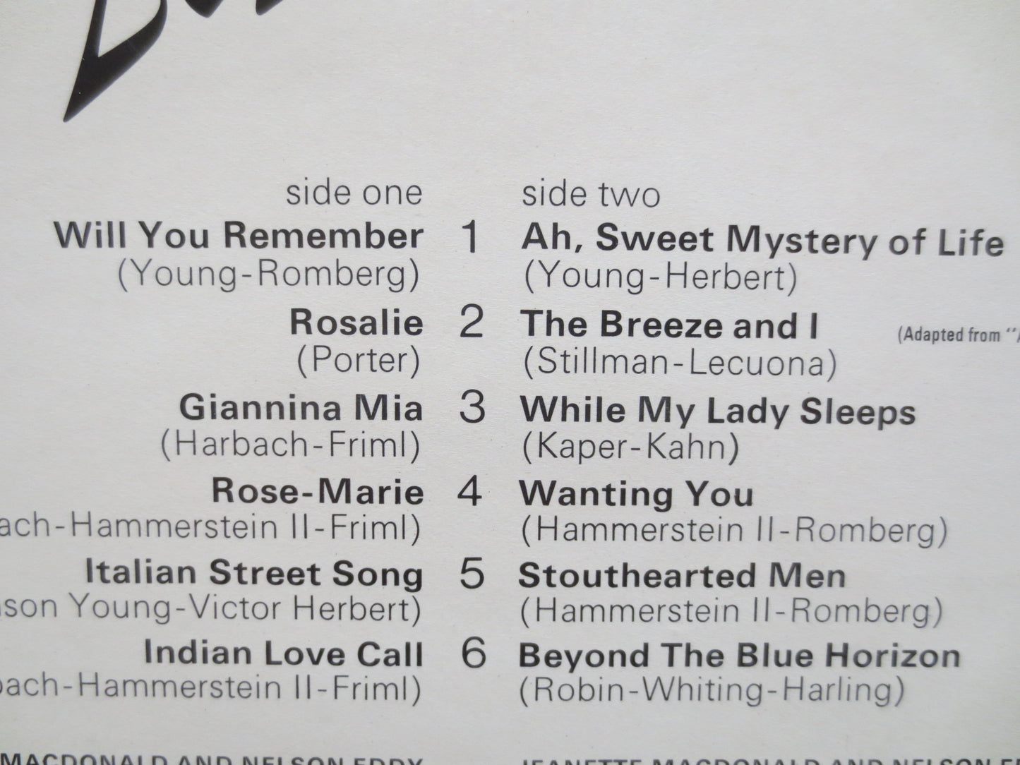 JEANETTE MacDonald, NELSON EDDY Record, Nelson Eddy Album, Jazz Record, Jazz Album, Nelson Eddy Vinyl, Vinyl, 1976 Records