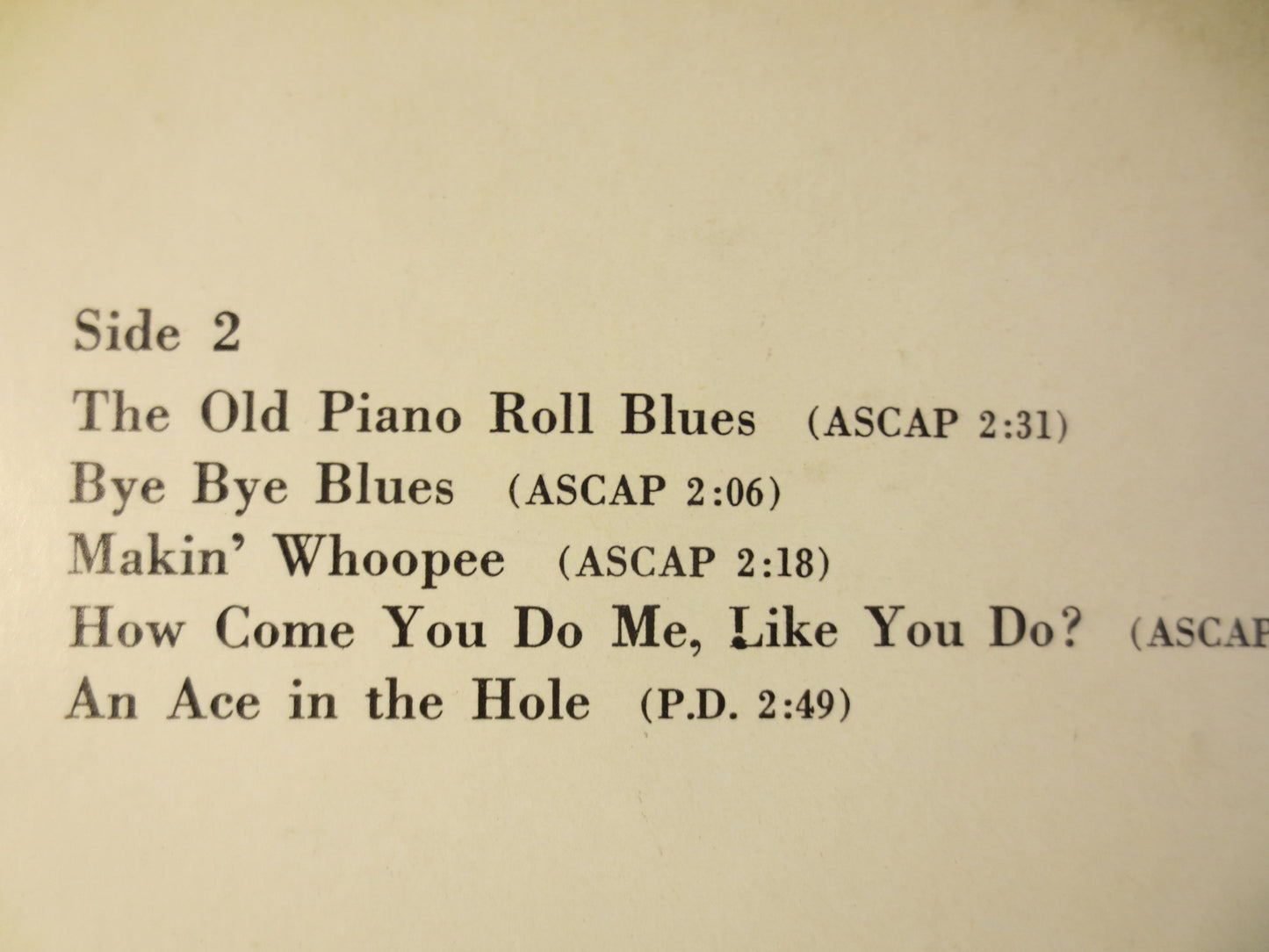 POPPA JOHN GORDY, The Father of Honky Tonk, Ragtime Records, Honky Tonk Records, Vinyl Record, Record Vinyl, 1965 Records
