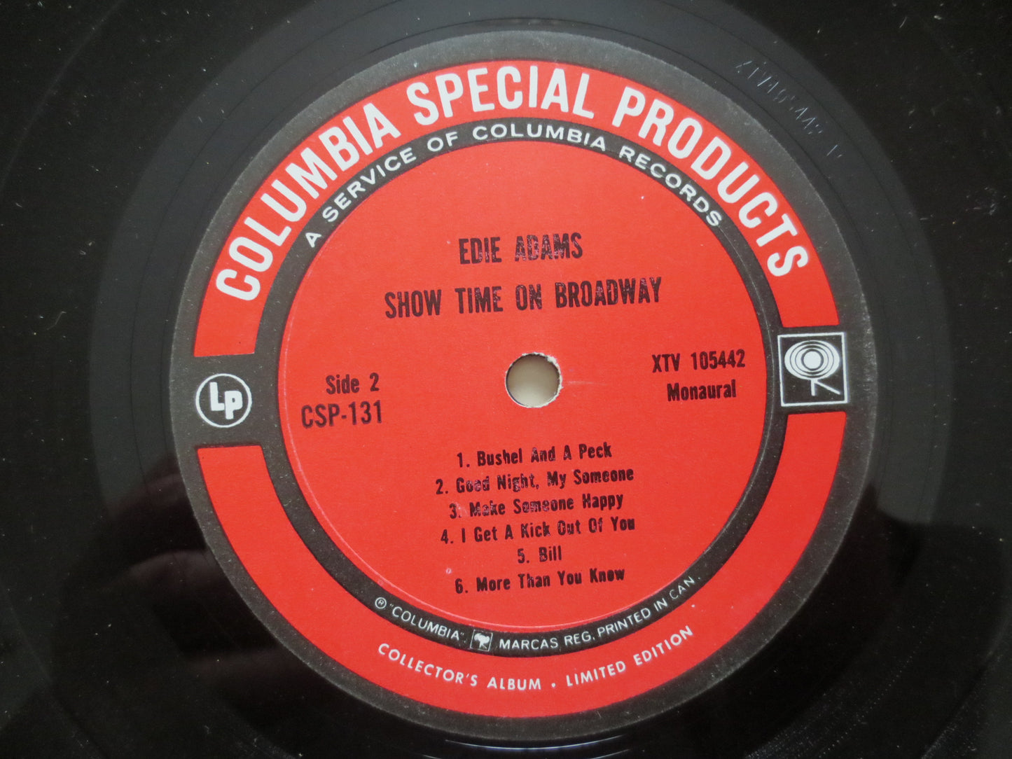 EDIE ADAMS, SHOWTIME on Broadway, Edie Adams Record, Edie Adams Album, Edie Adams Vinyl, Edie Adams Lp, Vinyl, 1964 Records