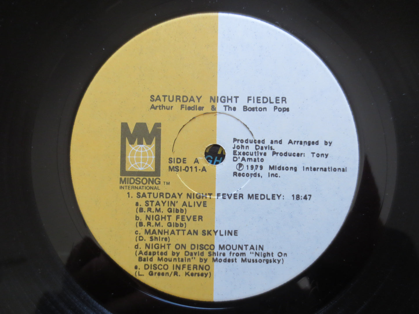 ARTHUR FIEDLER, Saturday Night, Arthur Fiedler Lp, Boston Pops, Orchestra Vinyl, Jazz Records, Vintage Vinyl, 1979 Records