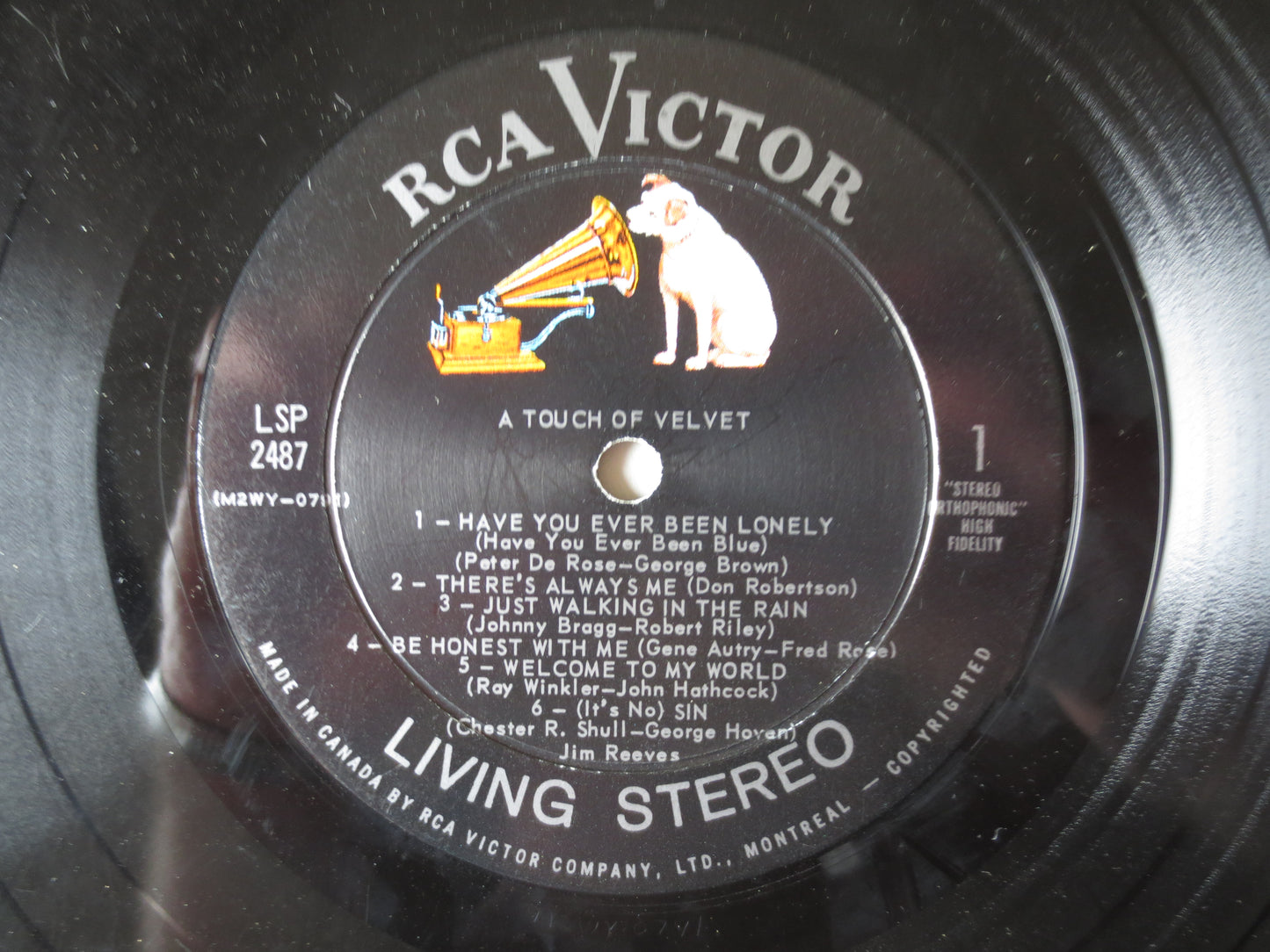 JIM REEVES, A TOUCH of Velvet, Jim Reeves Albums, Jim Reeves Records, Country Albums, Country Records, Vinyl, 1964 Records