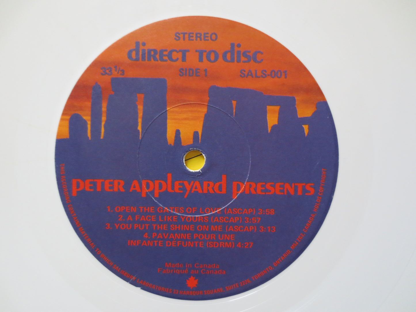 PETER APPLEYARD, Peter Appleyard Lp, Funk Records, Record Vinyl, Records, Vinyl Record, Jazz Records, Vinyl, 1977 Records