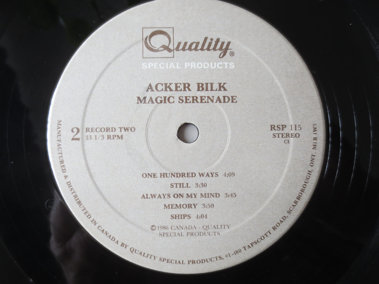 ACKER BILK, MAGIC Serenade, Acker Bilk Records, Jazz Record, Vintage Vinyl, Acker Bilk Albums, Vinyl Records, 1986 Records