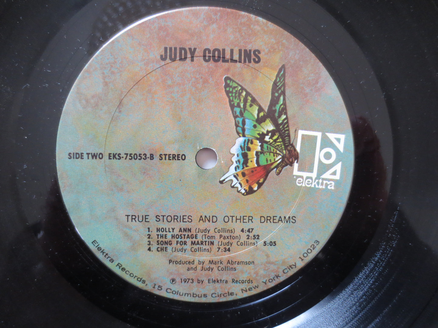 JUDY COLLINS, True Stories, Vintage Album, 1973 Record, Vinyl Lp