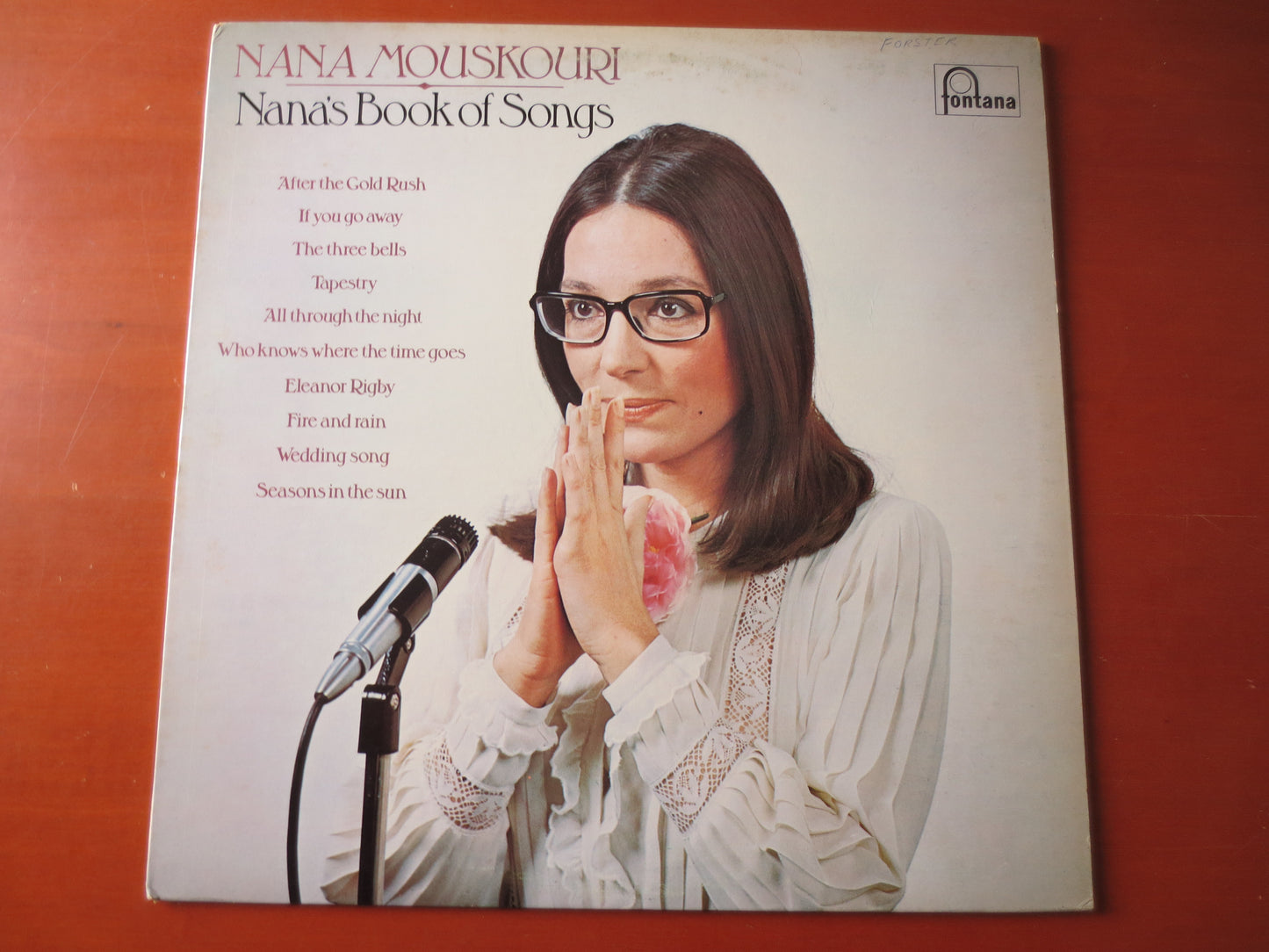 NANA MOUSKOURI, Book of SONGS, Nana Mouskouri Album, Nana Mouskouri Lp, Classical Records, Classical Albums, 1974 Records