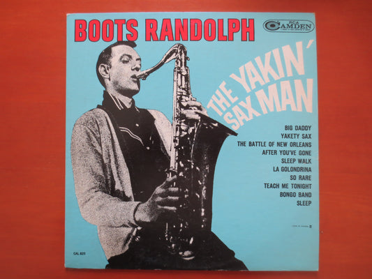 BOOTS RANDOLPH, Yakin SAX Man Lp, Jazz Records, Jazz Vinyl, Vintage Vinyl, Record Vinyl, Vinyl Records, 1964 Records