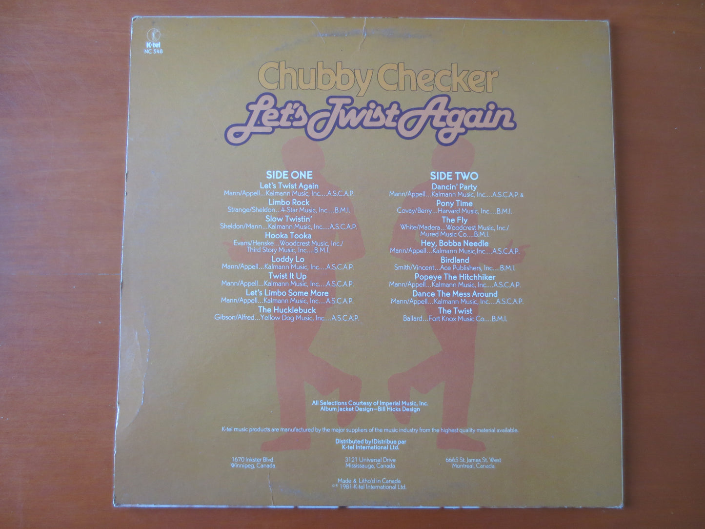 CHUBBY CHECKER, Let's TWIST Again, Chubby Checker Album, Record Vinyl, Chubby Checker Music, Vinyl Albums, Lp, 1981 Records