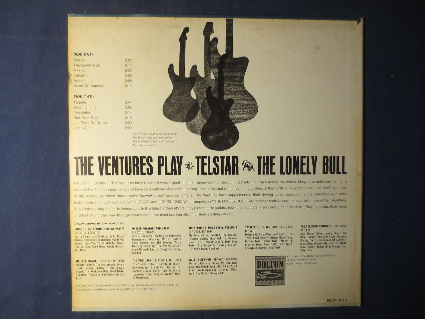 The VENTURES, PLAY TELSTAR, Rock Record, Guitar Record, Vintage Vinyl, Record Vinyl, Vinyl Record, Vinyl Lp, 1963 Records