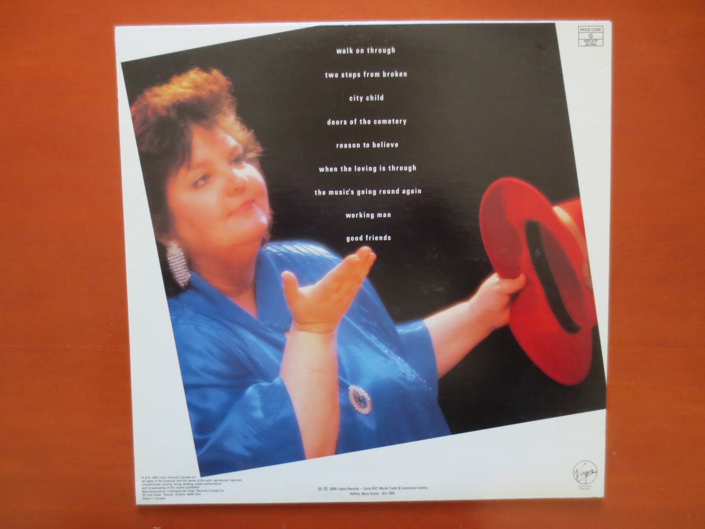RITA MACNEIL, Reason To BELIEVE Lp, Rita MacNeil Record, Rita MacNeil Vinyl, Rita MacNeil Lp, Vinyl Lp, 1988 Records
