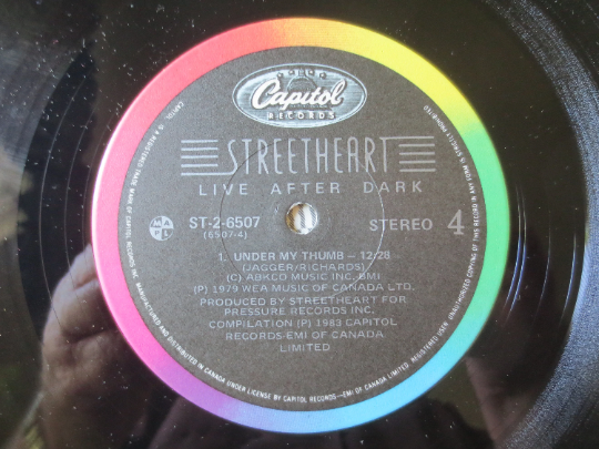 STREETHEART, Records, LIVE After Dark, Streetheart Album, Streetheart Vinyl, Streetheart Lp, Vintage Lp, lps, 1983 Records