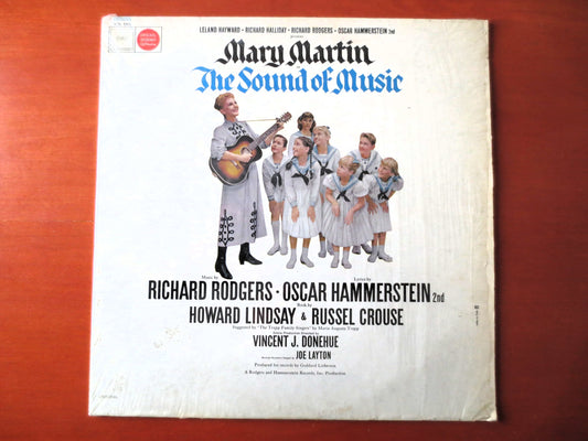 The SOUND of MUSIC, MARY Martin, Soundtrack Album, Sound of Music Album, Mary Martin Vinyl, Childrens Album, 1959 Records