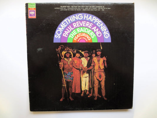 PAUL REVERE, and the RAIDERS, Something Happening, Paul Revere Record, Paul Revere Album, Paul Revere Lp, Lp, 1968 Records