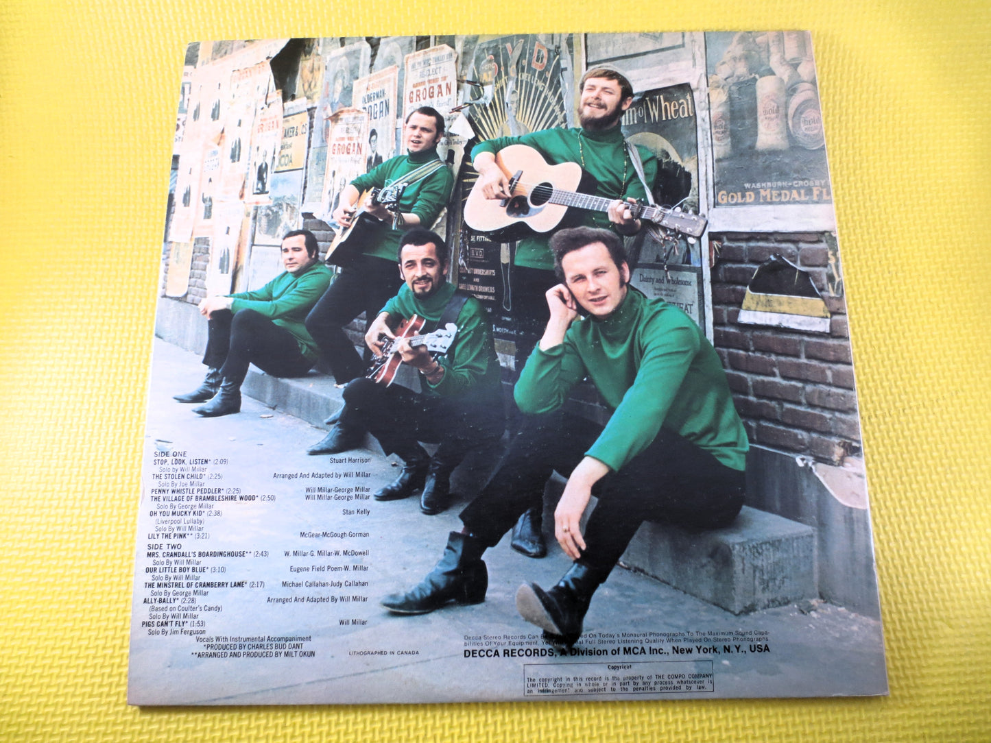 The IRISH ROVERS, Tales to WARM Your Mind, Vintage Album, 1969 Record, Vinyl Lp