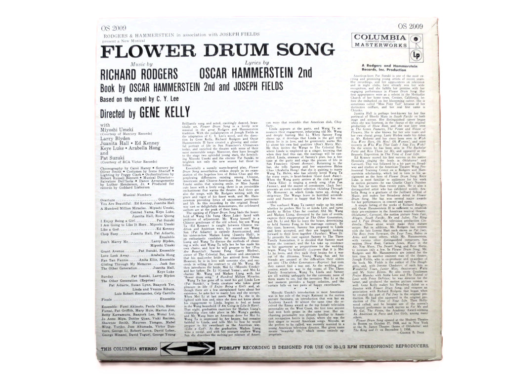 Rodgers & Hammerstein – Flower Drum Song (1958) Vinyl LP