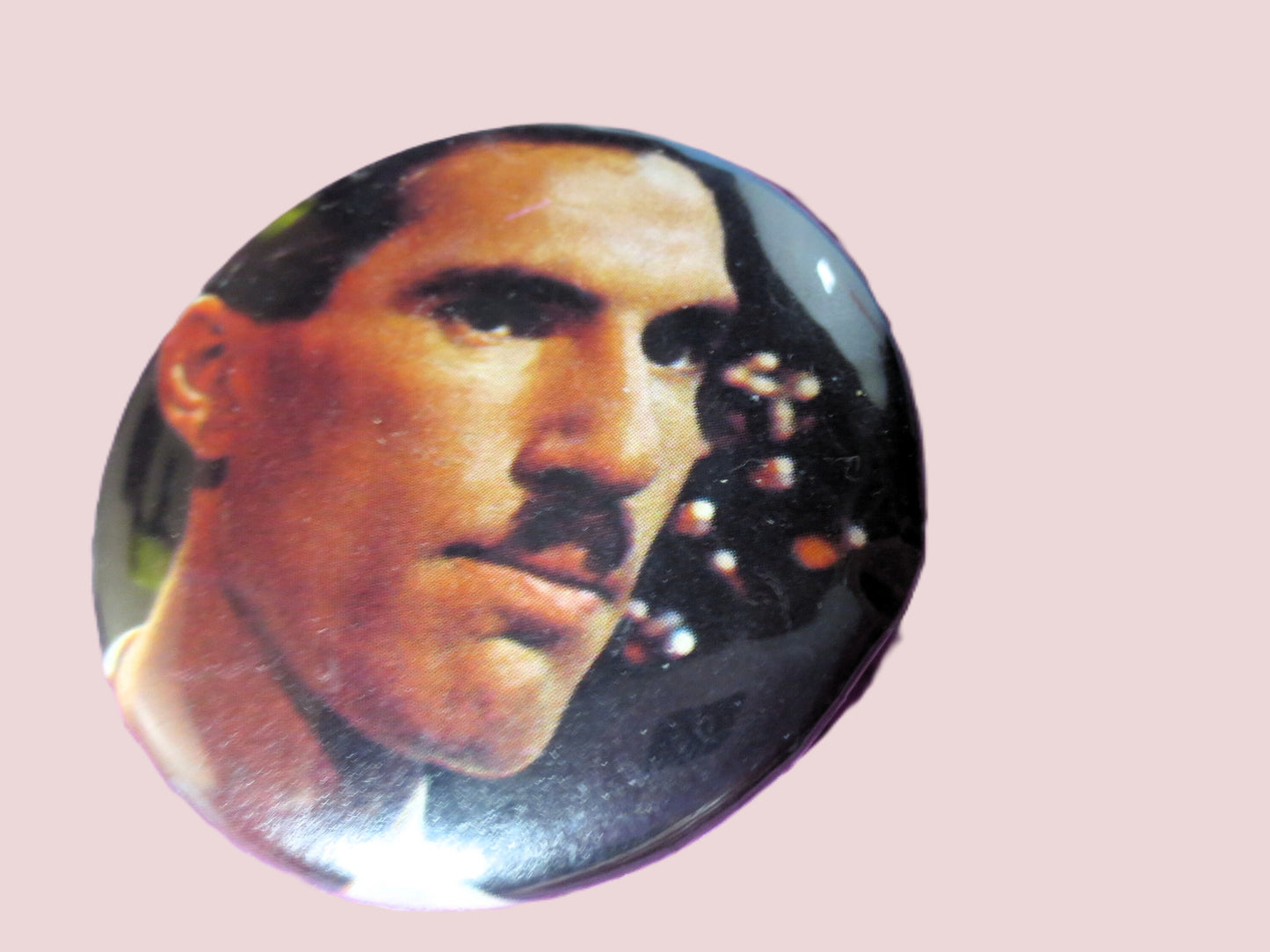 SPARKS Pinback, Ron Mael Photo, 1970s Band Merchandise