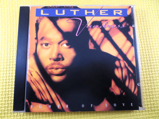 LUTHER VANDROSS, Power of LOVE, Luther Vandross Cd, Luther Vandross Hits, Luther Vandross Song, Blues Cd, Jazz Music Cd , Vintage Cd's, Cds