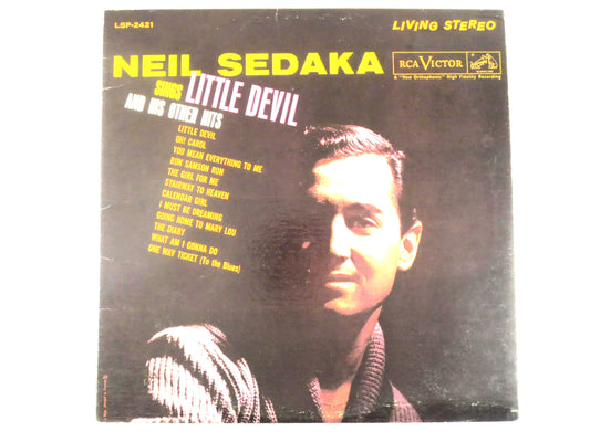 NEIL SEDAKA, Little DEVIL, Neil Sedaka Record, Neil Sedaka Album, Neil Sedaka Lp, Pop Records, Vinyl Records, Vintage Records, 1961 Records