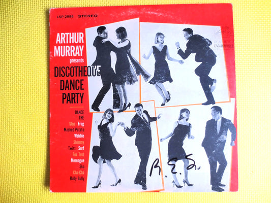 DISCOTHEQUE, DANCE PARTY, Arthur Murray Record, Party Dance Album, Novelty Record, Novelty Album, Novelty Vinyl, Cha Cha Album, 1967 Records