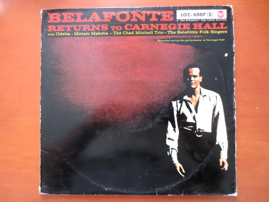 HARRY BELAFONTE, CARNEGIE Hall, Double Albums, Vintage Vinyl, Record Vinyl, Records, Reggae Records, Vinyl Lp, 1960 Records