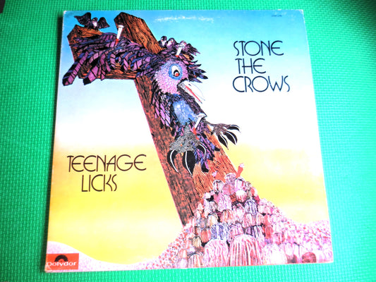 STONE the CROWS, Teenage Licks, Stone the Crows Album, Stone the Crows Lp, Blues Rock Record, Rock and Roll Record, Blues Lp, 1972 Records