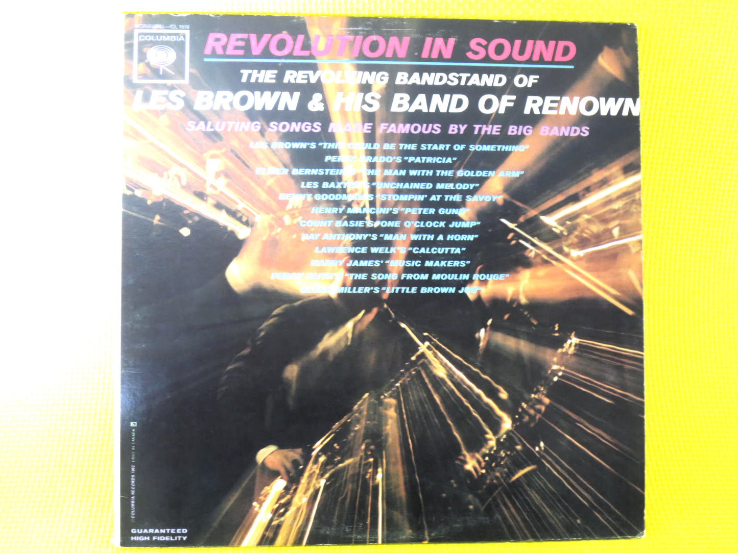 LES BROWN and His Band, REVOLUTION In Sound, Big Band Music, 1962 Record, Vinyl