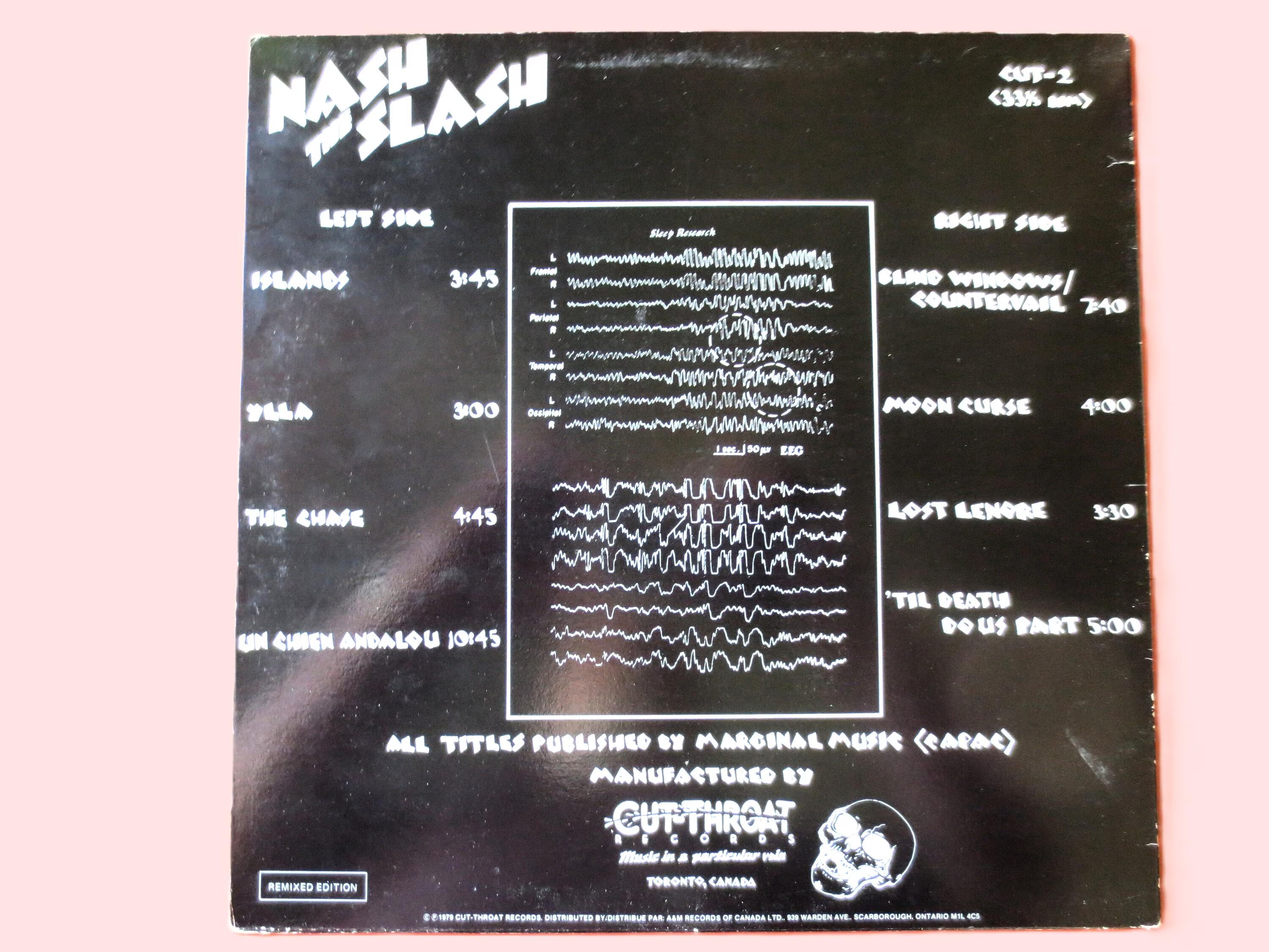 NASH the SLASH, DREAMS and Nightmares, 1979 Records, Vintage Vinyl, Rock Album