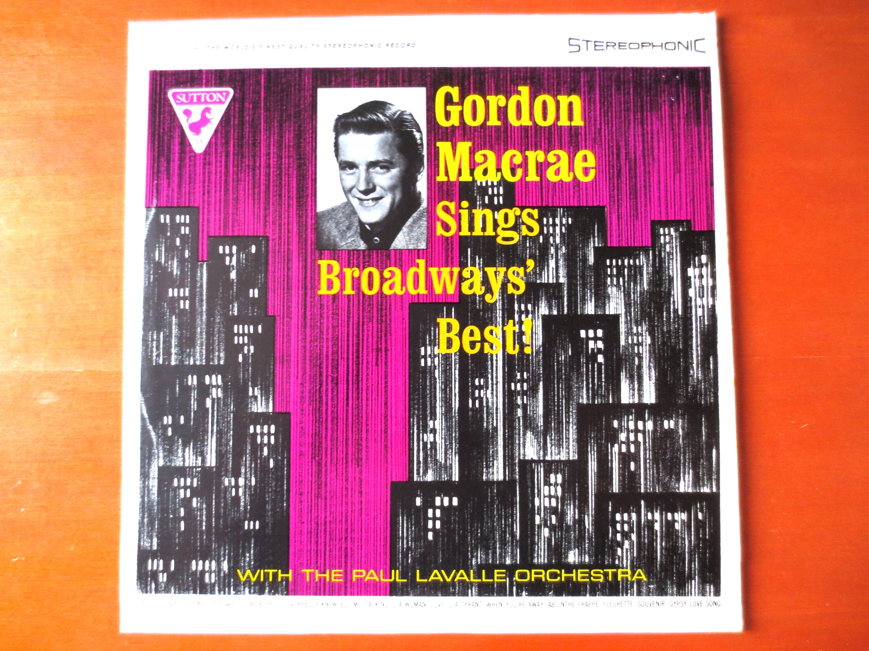 Gordon MacRae – Gordon MacRae Sings Broadway's Best (1966) Vinyl LP
