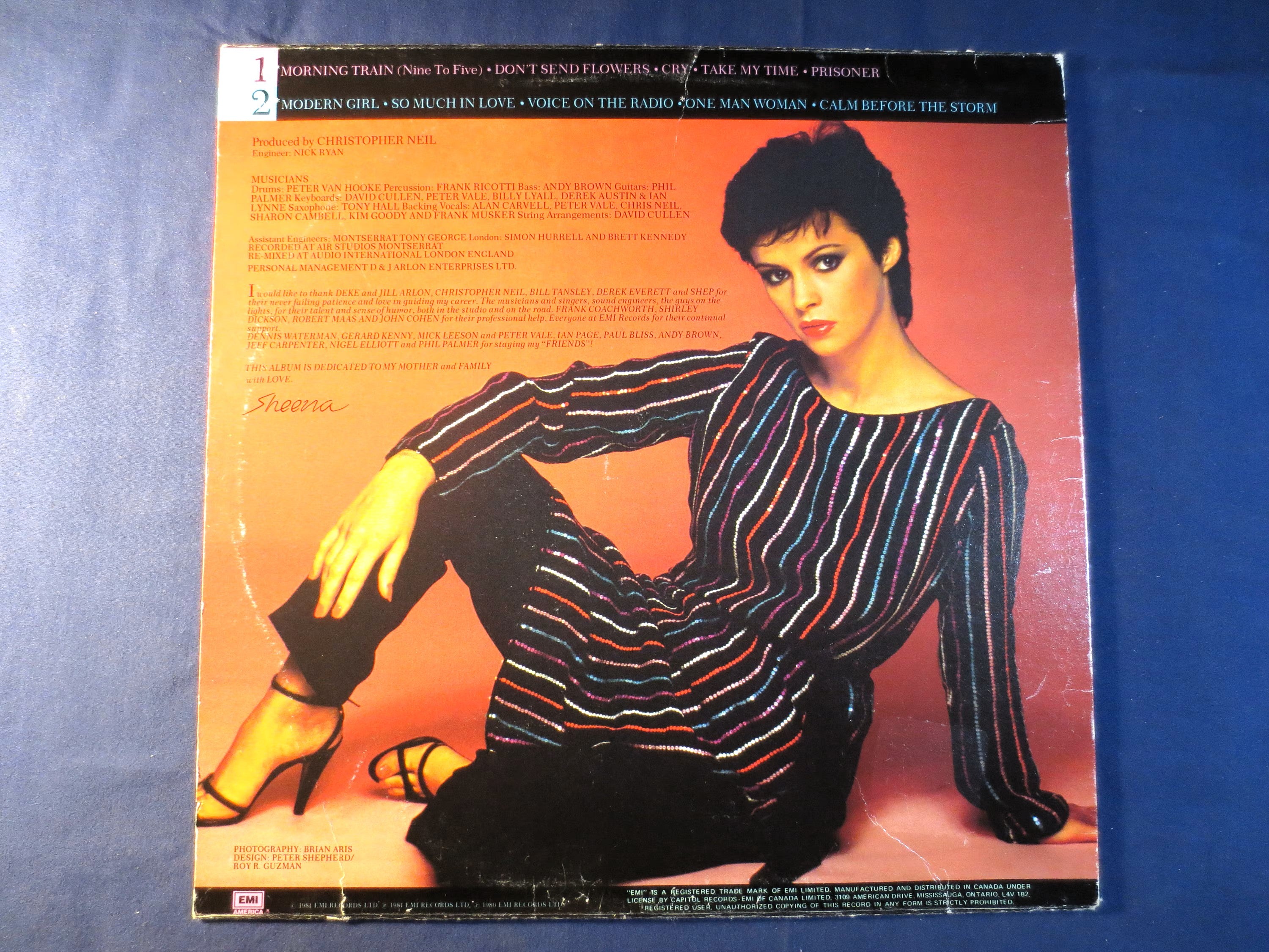 Sheena Easton – Take My Time (1981) Vinyl LP