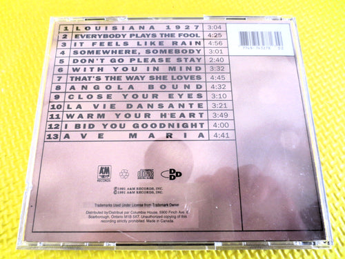 AARON NEVILLE, Warm Your Heart, 1991 Compact Disc, Vintage Cd