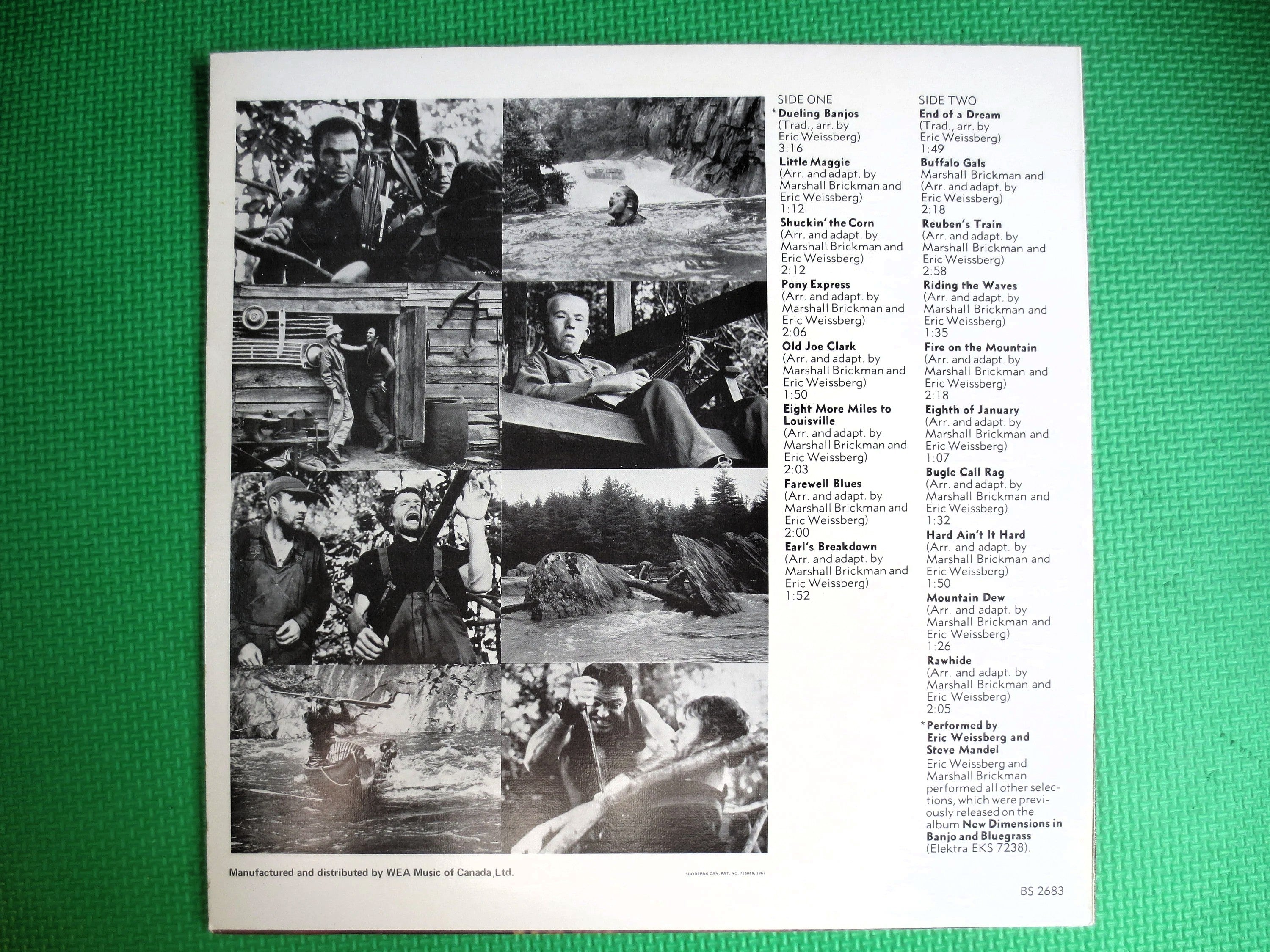 DELIVERANCE, Dueling Banjos Soundtrack, Vintage Album, 1973 Record, Vinyl Lp