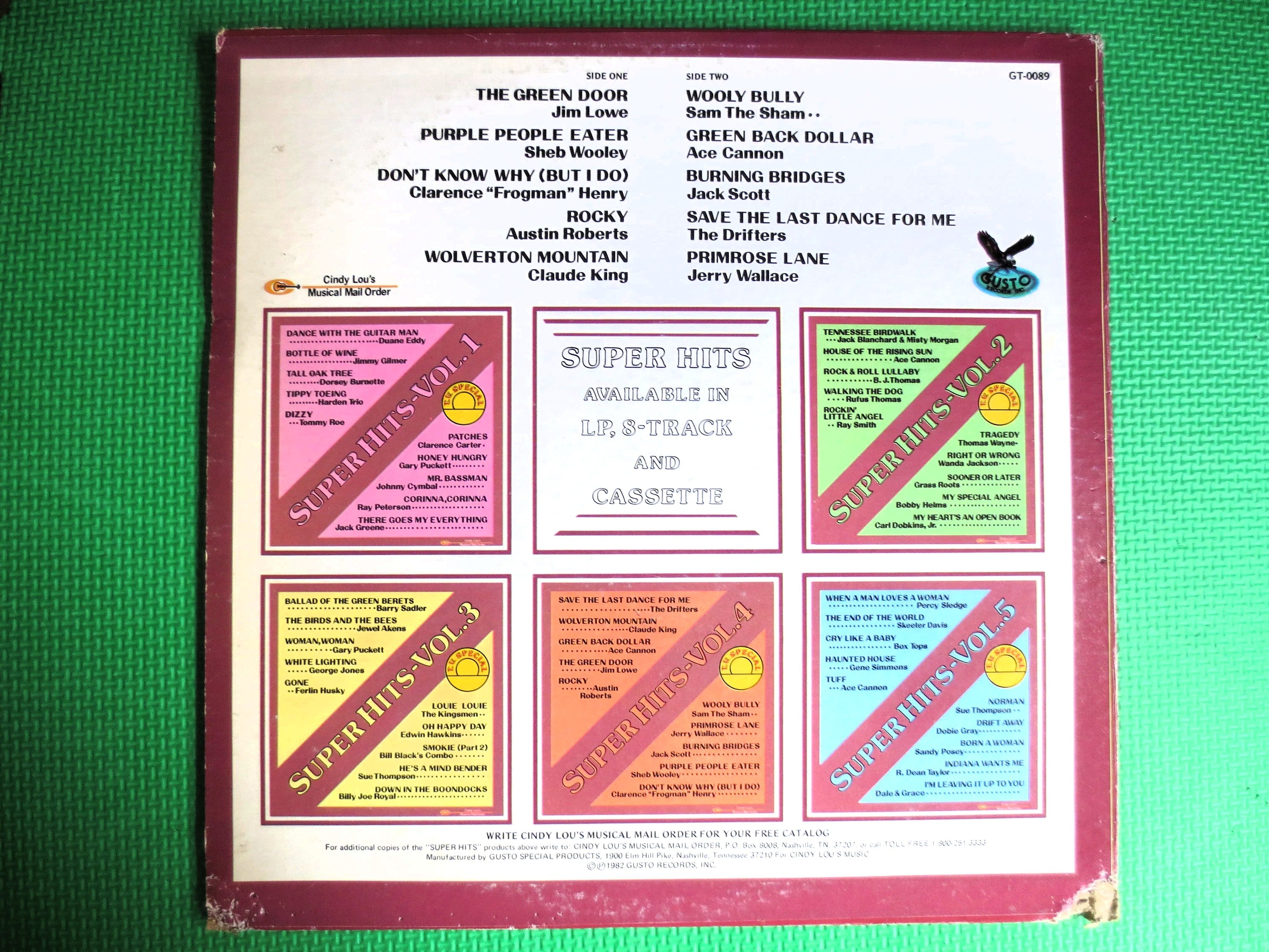SUPER HITS Vol. 4, Vintage Album, 1982 Record, Vinyl Lp