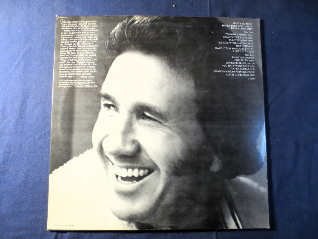 Marty Robbins – Have I Told You Lately That I Love You? (1974) Vinyl LP