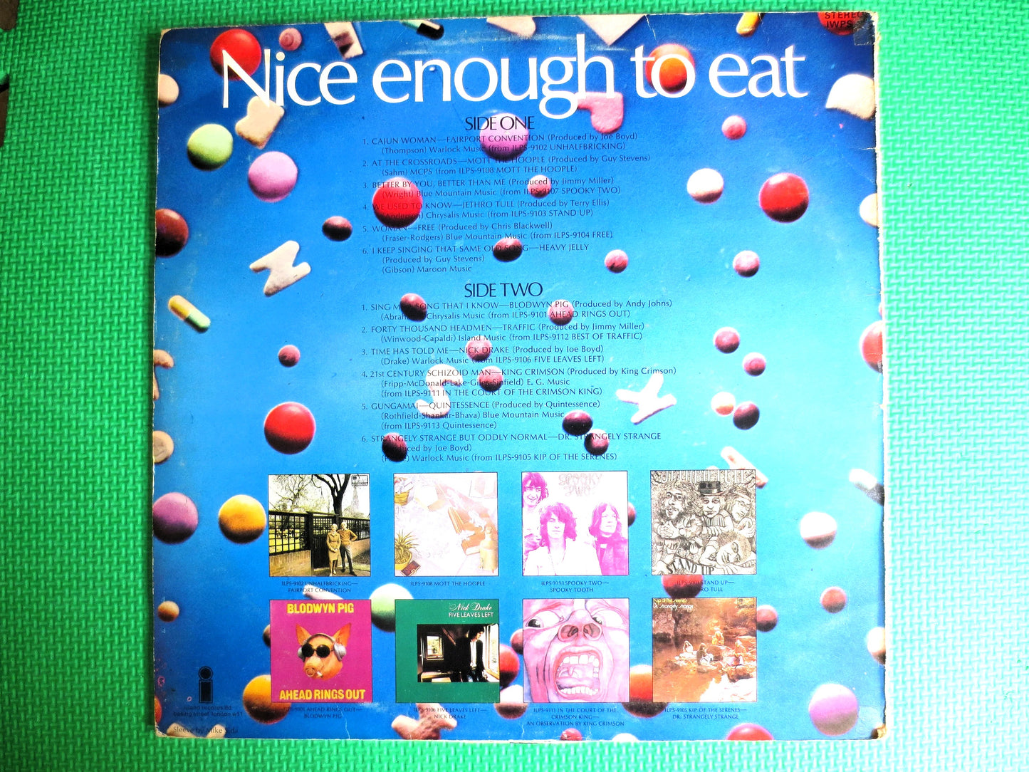 NICE ENOUGH To EAT, King Crimson Record, Jethro Tull Record, Traffic Record, Spooky Tooth Record, Blodwyn Pig Record, Rock Lps, 1969 Records