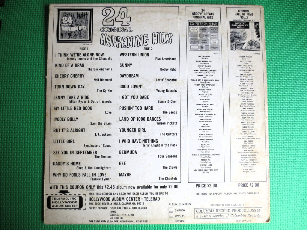 Various Artists – 24 Original Hits (1967) Vinyl LP