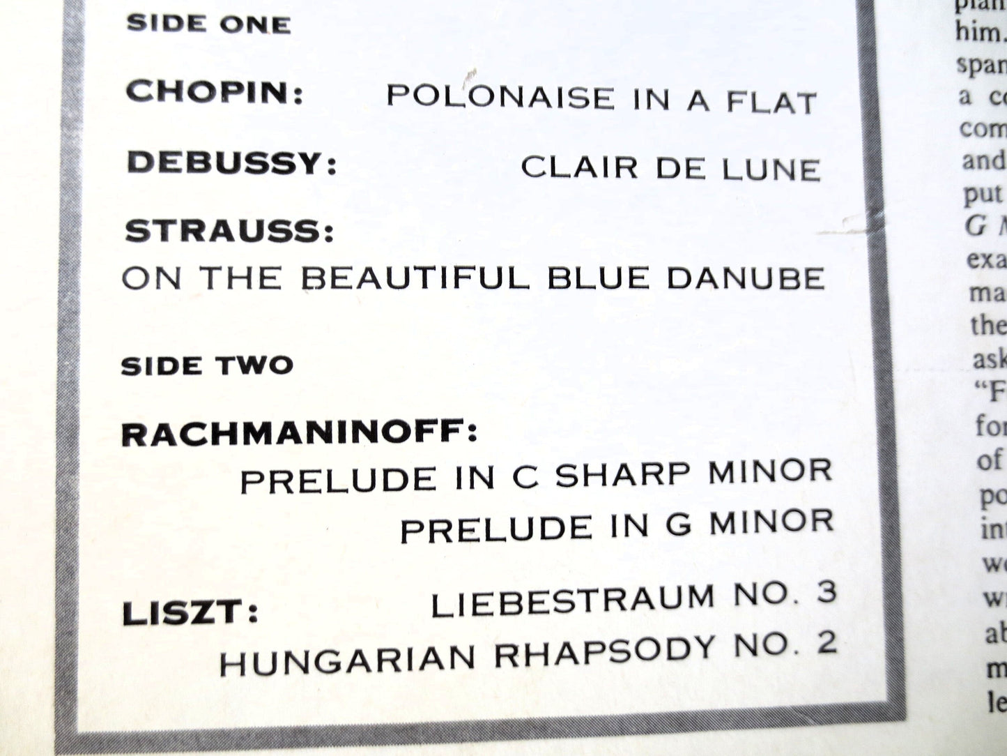 LEONARD PENNARIO, Plays FAVORITES, Classical Records, Classical lps, Piano Records, Jazz Albums, Vinyl Lps, 1959 Records