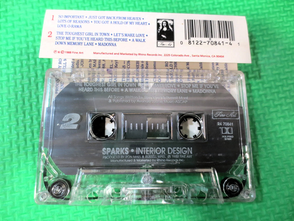 Sparks – Interior Design (1988) Cassette Tape