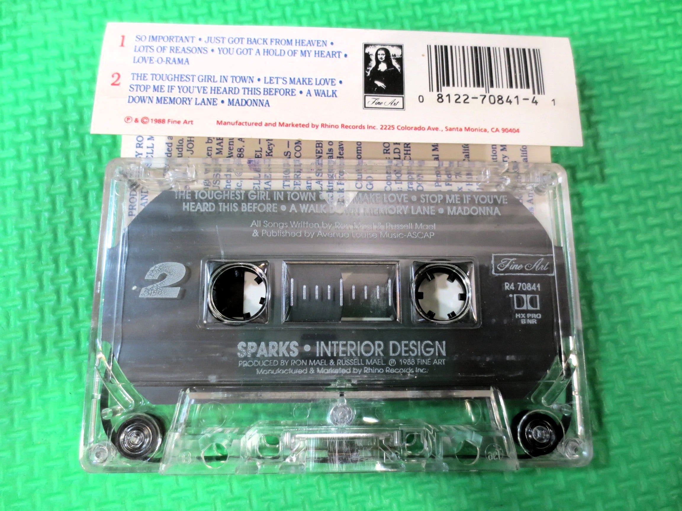 Sparks – Interior Design (1988) Cassette Tape