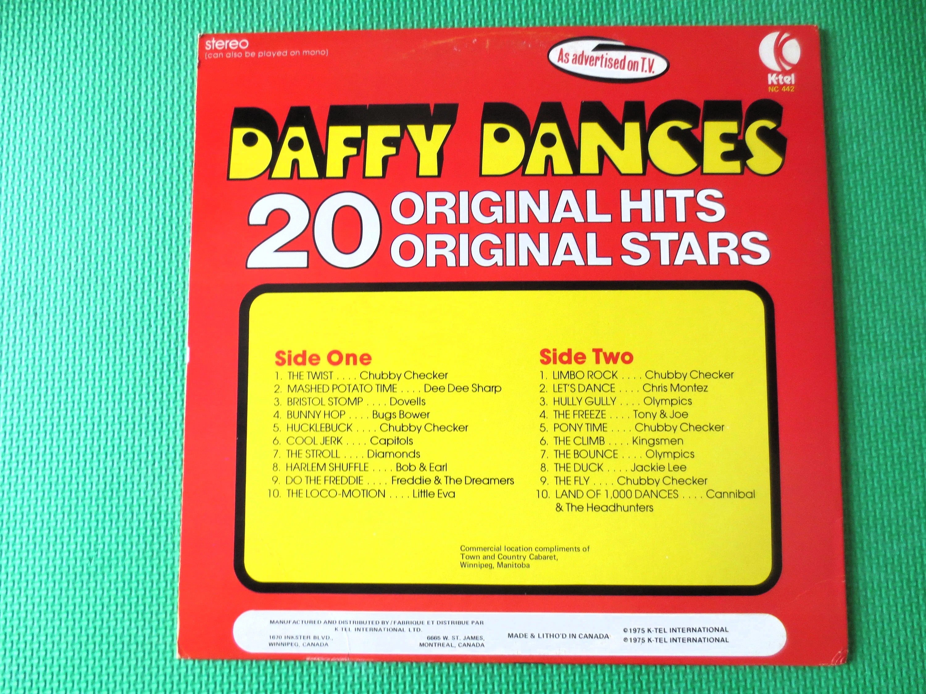 K-Tel – Daffy Dances (1975) Vinyl LP