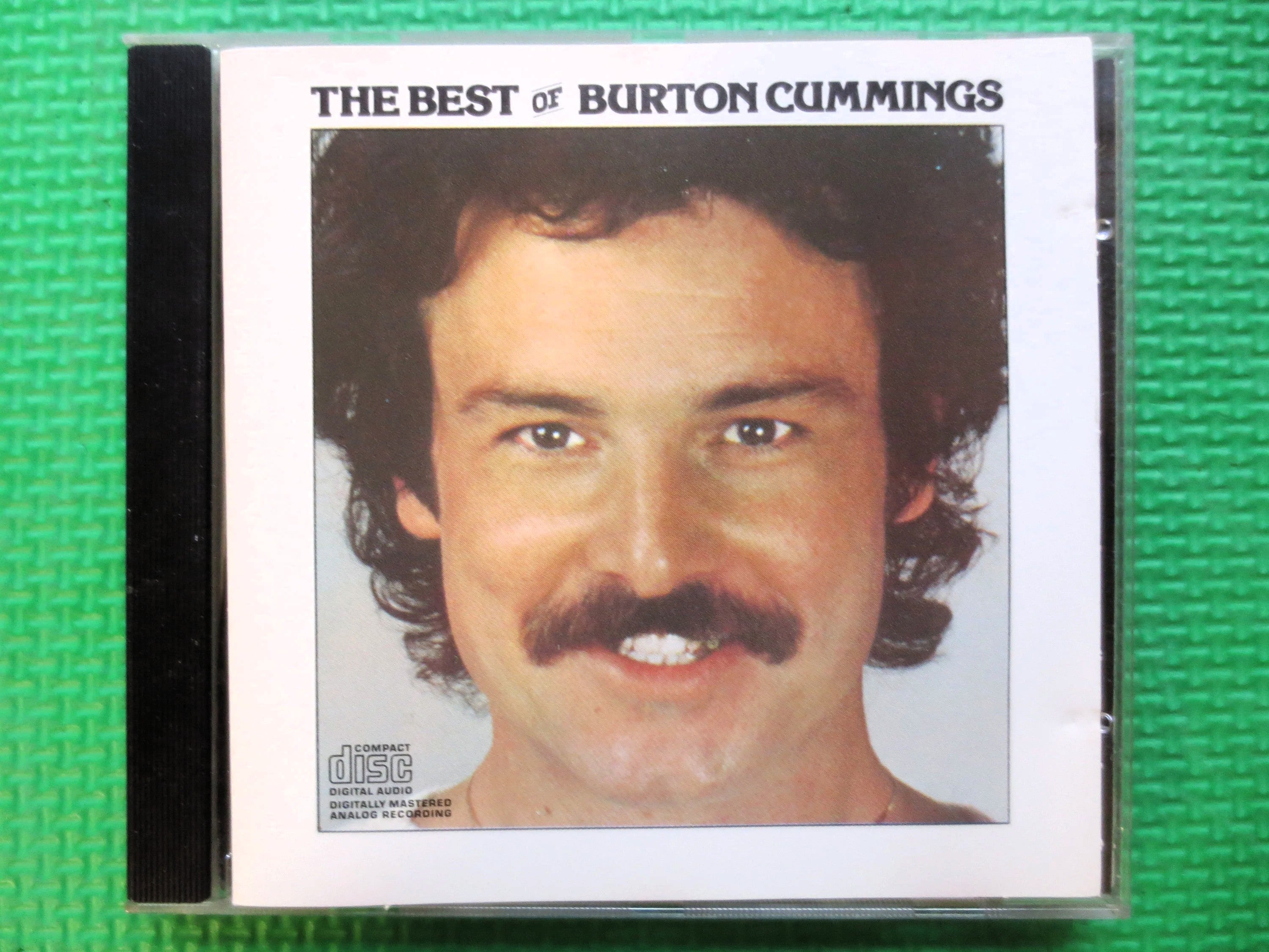 BURTON CUMMINGS, Greatest HITS, Rock Pop Music, 1985 Compact Disc, Vintage Cd