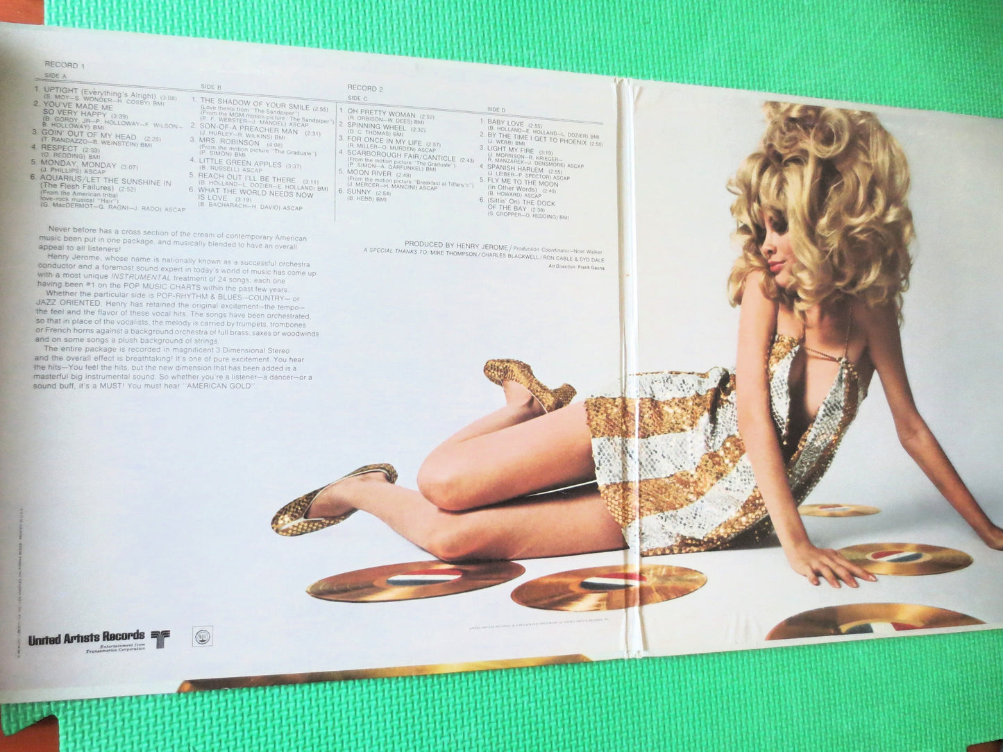 HENRY Jerome, AMERICAN GOLD, Henry Jerome Record, Henry Jerome lps, Vinyl Record, Vinyl lps, lps, Jazz Record, 1970 Records