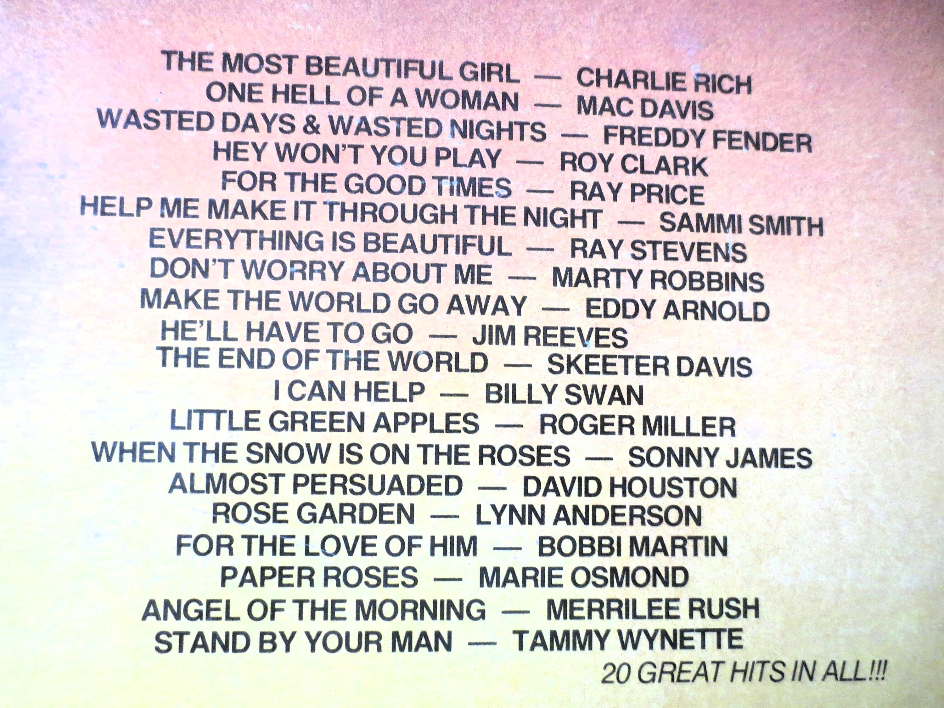 Straight from the Heart – Songs (1976) Vinyl LP