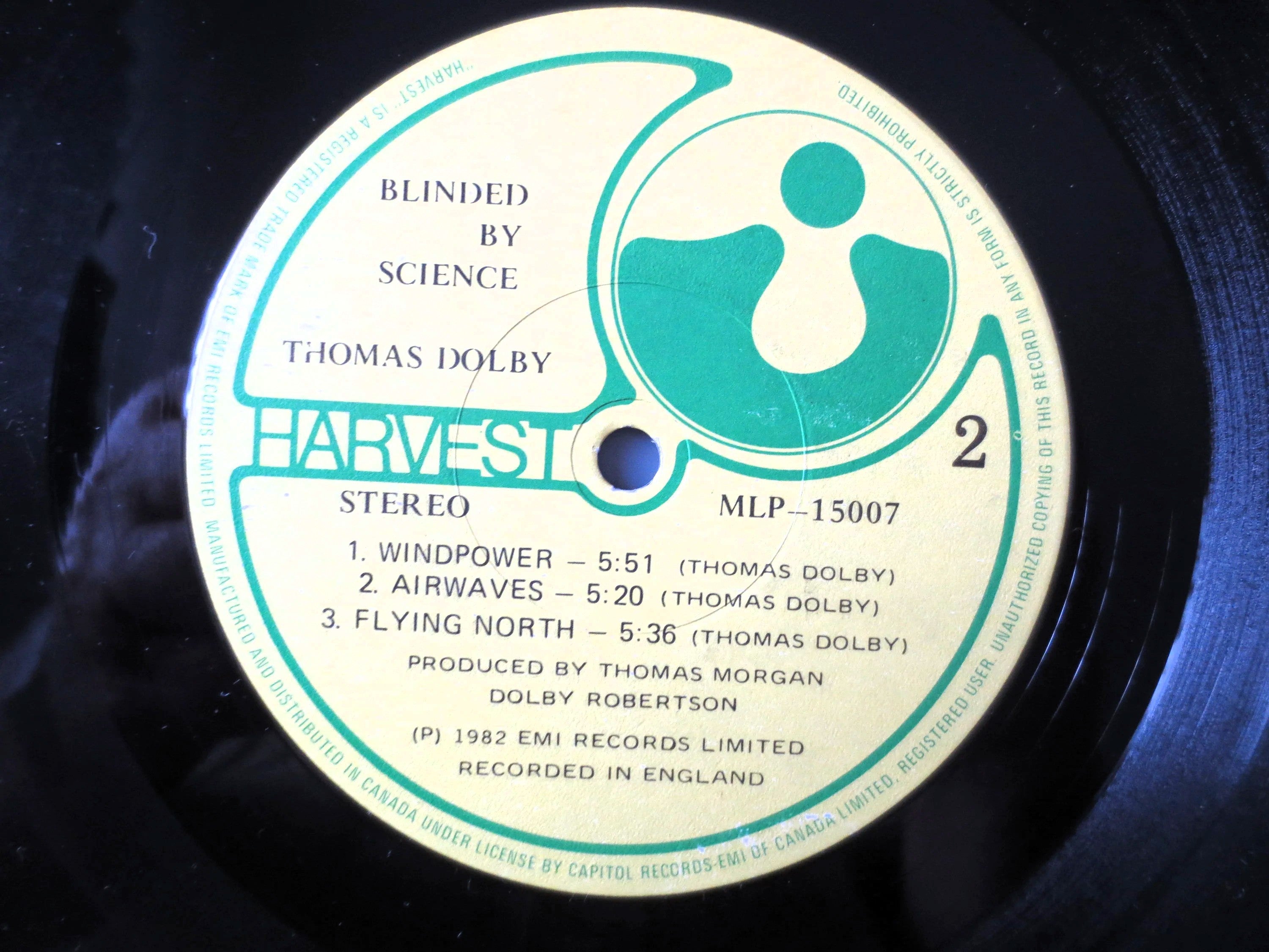 THOMAS DOLBY, Blinded By Science, Vintage Album, 1983 Record, Vinyl Lp