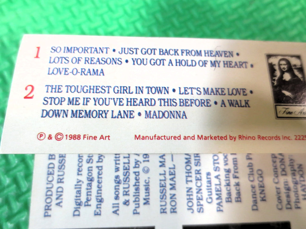 Sparks – Interior Design (1988) Cassette Tape