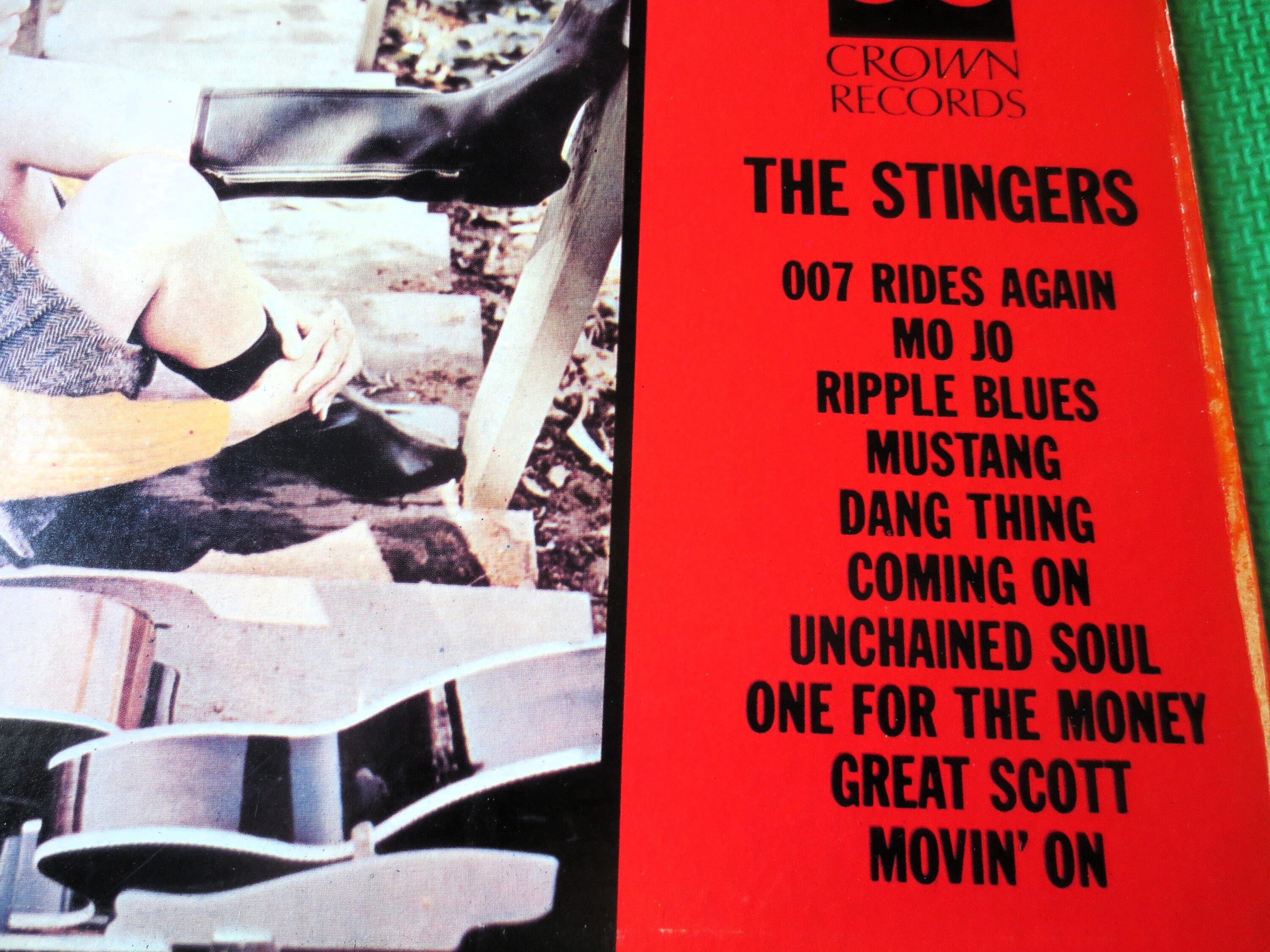 The STINGERS, Guitars A Go Go, Vintage Album, 1964 Record, Vinyl Lp