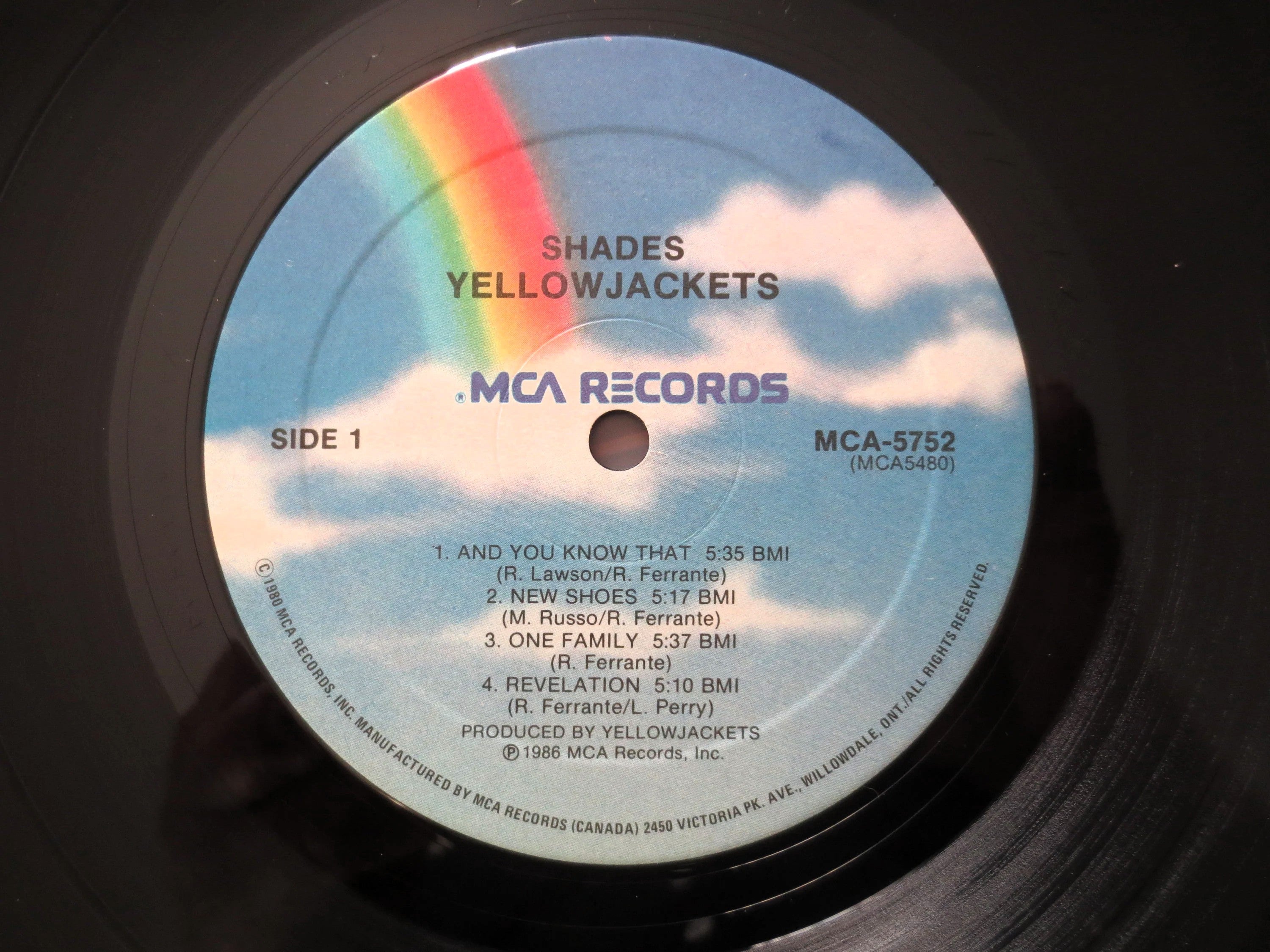 Yellowjackets – Shades (1986) Vinyl LP